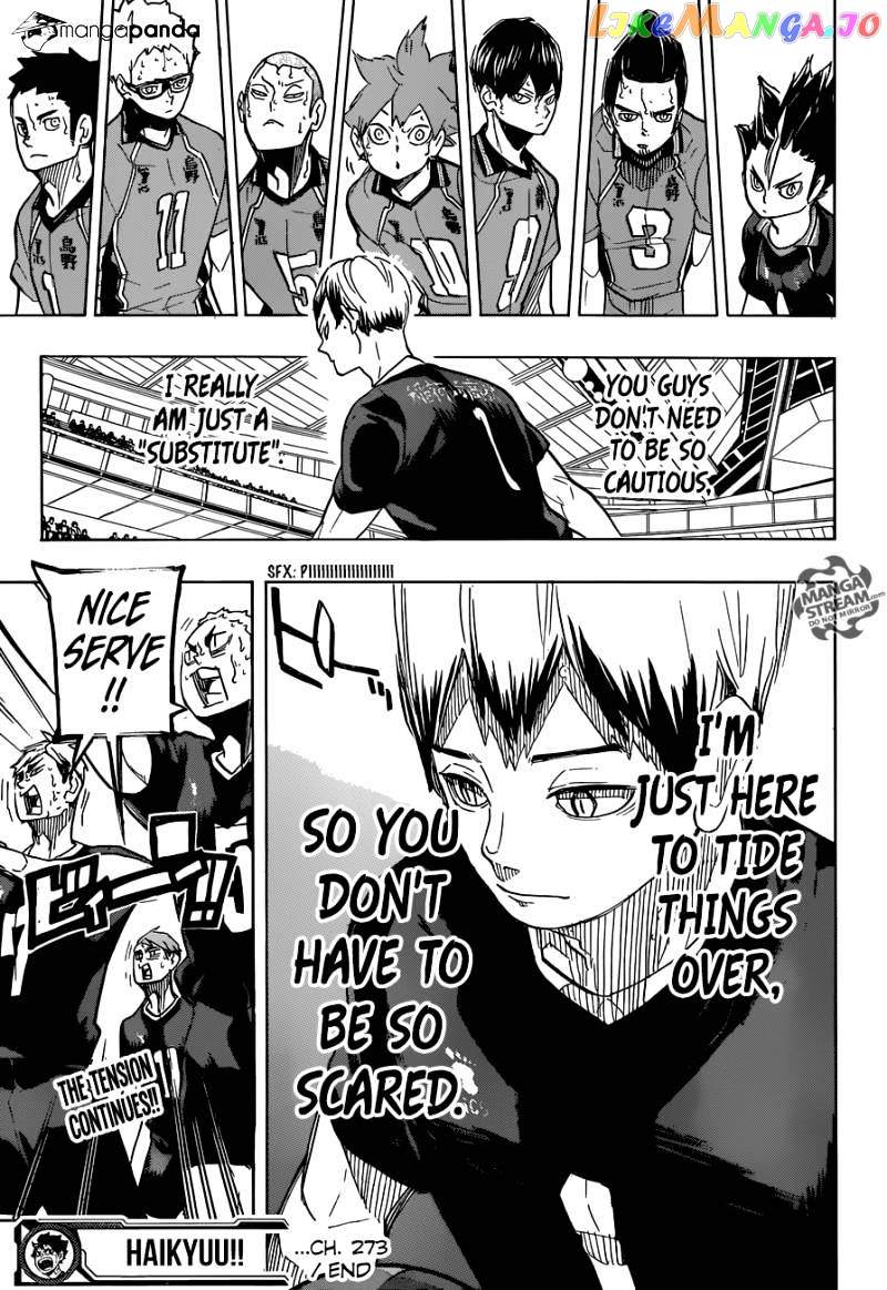 Haikyuu!!, Chapter 273 image 19